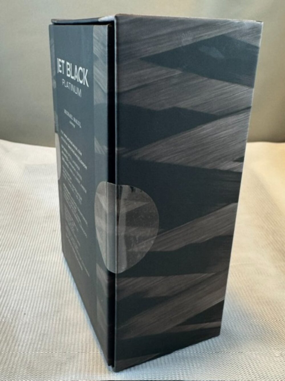 Michael Malul Jet Black Platinum Eau de Parfum Men's Spray 3.4oz New in box $140 - Picture 2 of 7